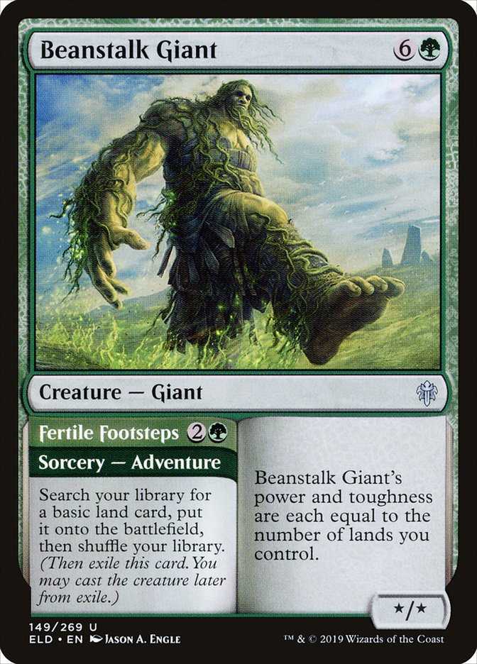 Beanstalk Giant // Fertile Footsteps [Throne of Eldraine] | Good Games Adelaide SA