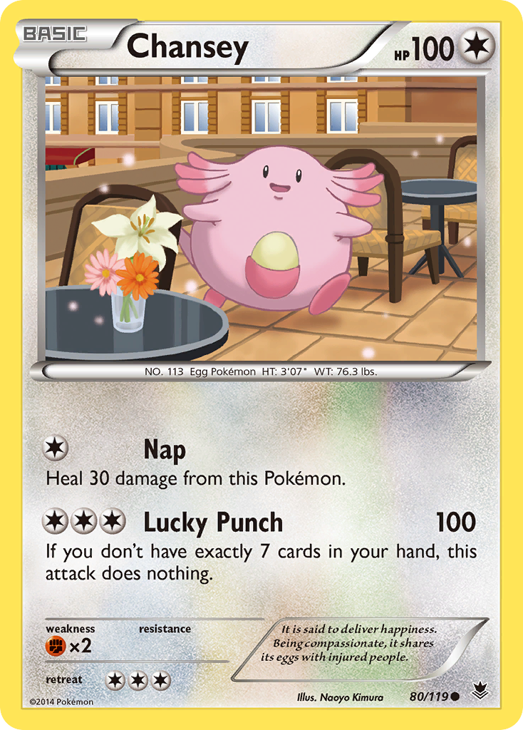 Chansey (80/119) [XY: Phantom Forces] | Good Games Adelaide SA