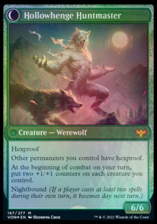 Avabruck Caretaker // Hollowhenge Huntmaster [Innistrad: Crimson Vow Prerelease Promos] | Good Games Adelaide SA