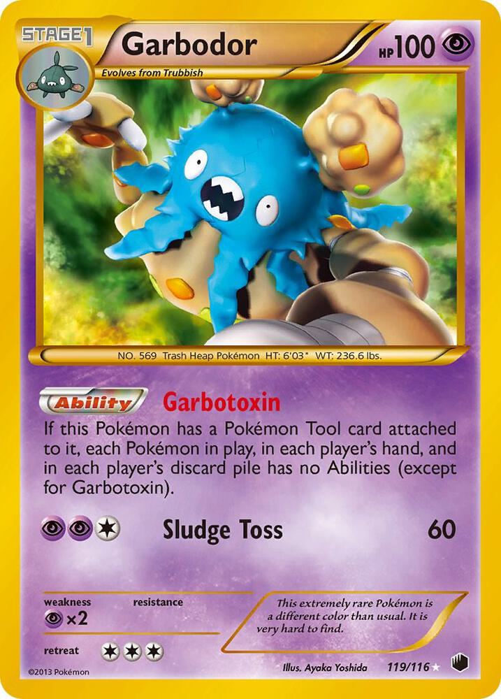 Garbodor 119 Secret Rare 119/116 (Plasma Freeze)  - Holofoil | Good Games Adelaide SA