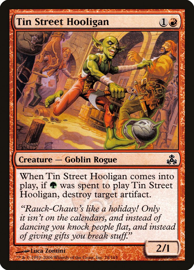 Tin Street Hooligan 78 (Guildpact)  - Foil | Good Games Adelaide SA