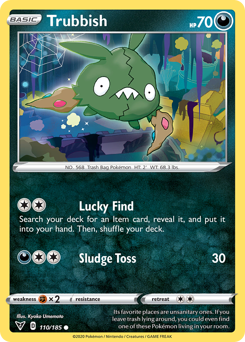 Trubbish (110/185) [Sword & Shield: Vivid Voltage] | Good Games Adelaide SA