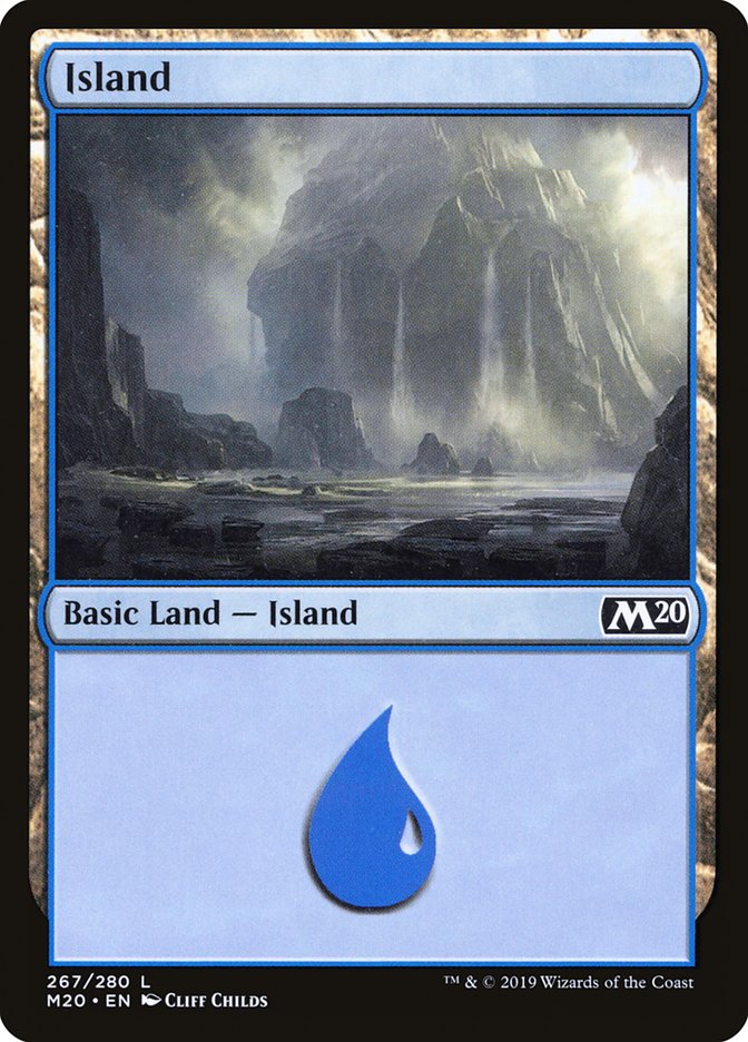 Island (#267) [Core Set 2020] | Good Games Adelaide SA