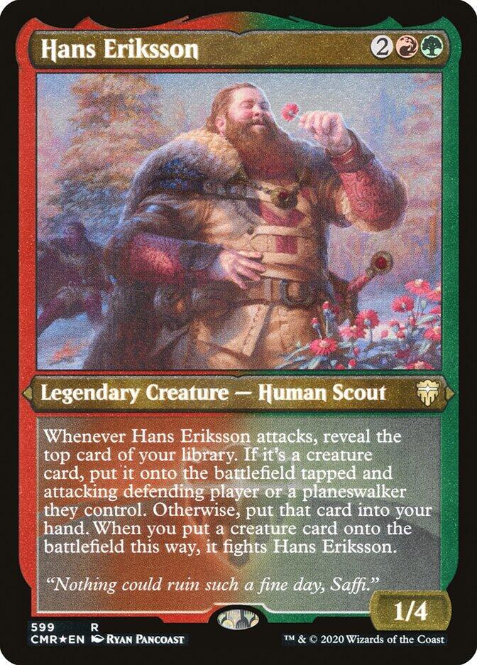 Hans Eriksson Foil Etched 599 (Commander Legends)  - Foil | Good Games Adelaide SA