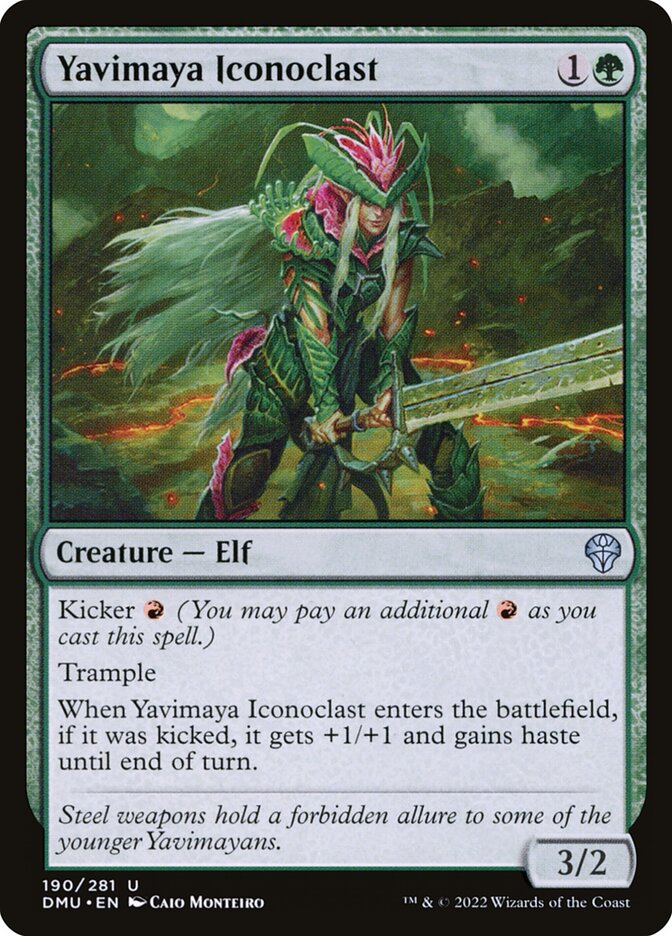Yavimaya Iconoclast 190 (Dominaria United)  - Foil | Good Games Adelaide SA