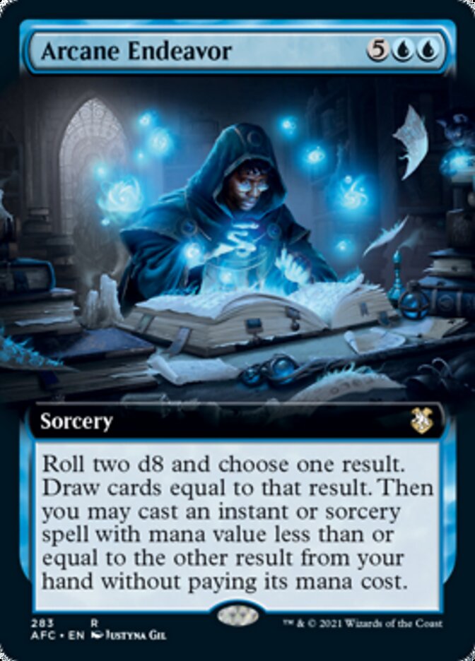Arcane Endeavor (Extended) [Dungeons & Dragons: Adventures in the Forgotten Realms Commander] | Good Games Adelaide SA