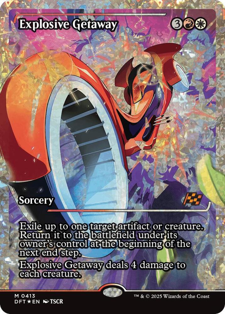 Explosive Getaway 413 (Aetherdrift)  - Foil | Good Games Adelaide SA