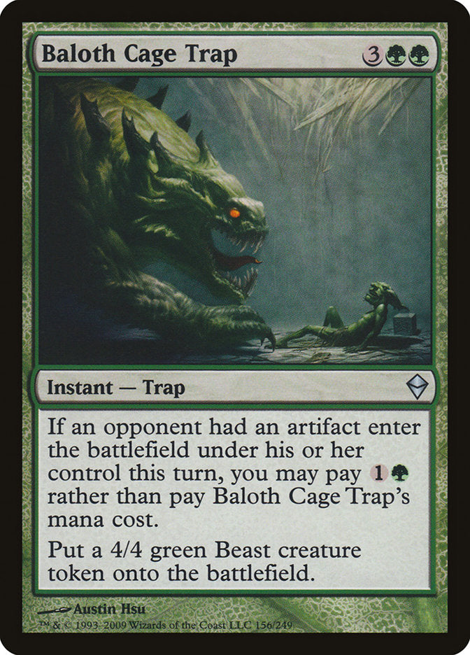 Baloth Cage Trap [Zendikar] | Good Games Adelaide SA