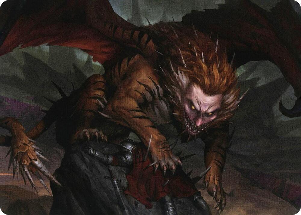 Manticore Art Card 6 (Art Series: Adventures in the Forgotten Realms)  | Good Games Adelaide SA