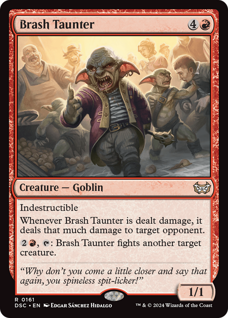 Brash Taunter [Duskmourn: House of Horror Commander] | Good Games Adelaide SA