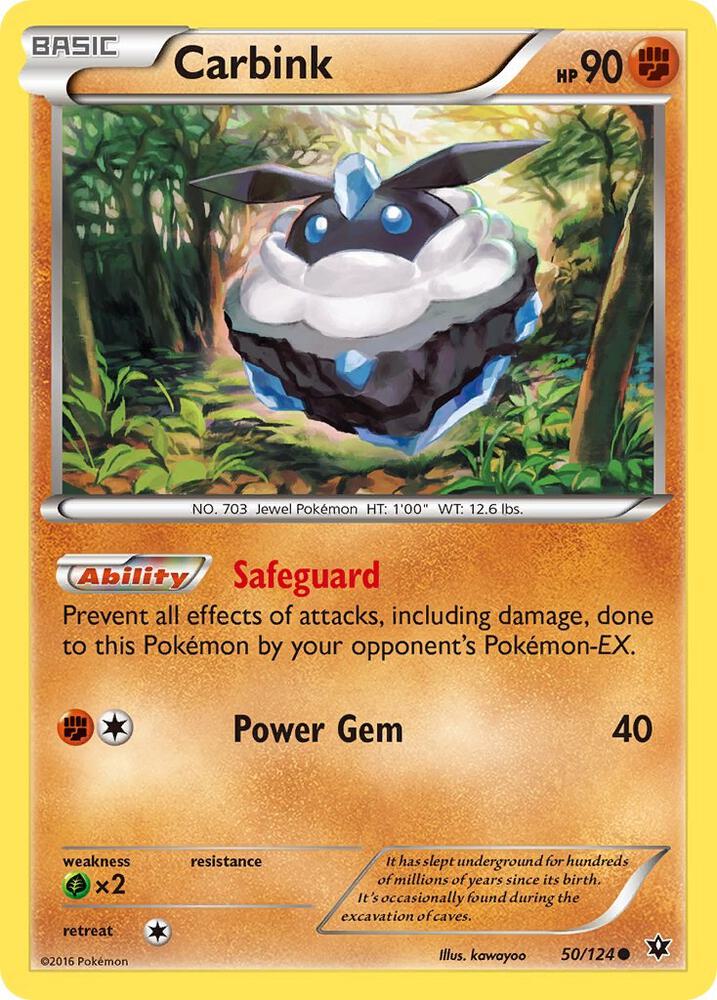 Carbink 50/124 (XY - Fates Collide)  | Good Games Adelaide SA