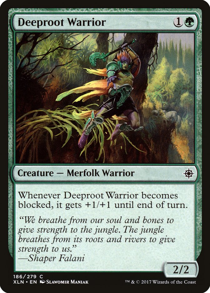 Deeproot Warrior 186 (Ixalan)  | Good Games Adelaide SA