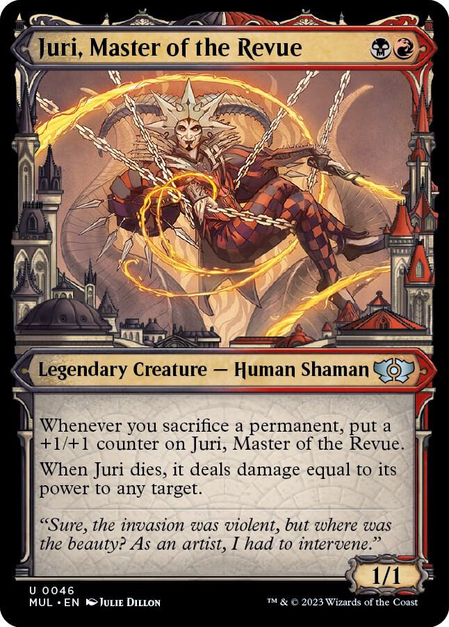 Juri, Master of the Revue 46 (March of the Machine: Multiverse Legends)  - Showcase Foil | Good Games Adelaide SA