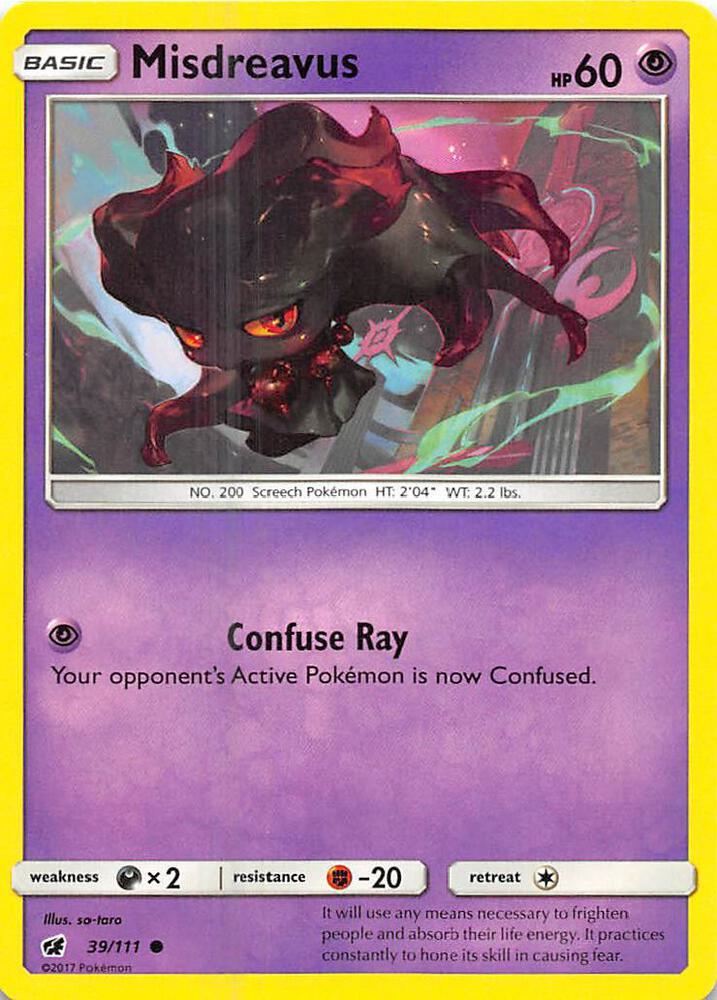 Misdreavus 39/111 (SM - Crimson Invasion)  | Good Games Adelaide SA