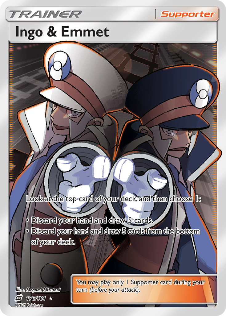 Ingo & Emmet (176/181) [Sun & Moon: Team Up] | Good Games Adelaide SA