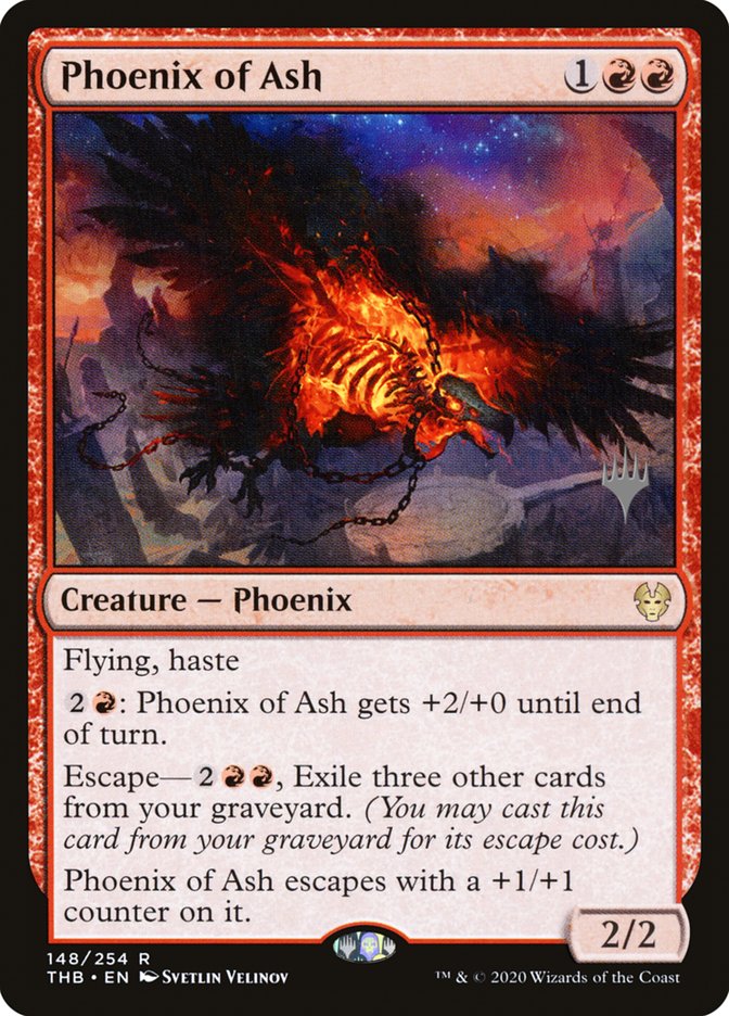 Phoenix of Ash (Promo Pack) [Theros Beyond Death Promos] | Good Games Adelaide SA