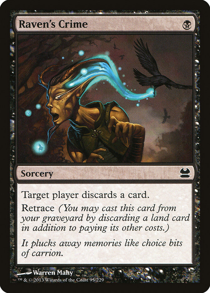 Raven's Crime 95 (Modern Masters)  - Foil | Good Games Adelaide SA