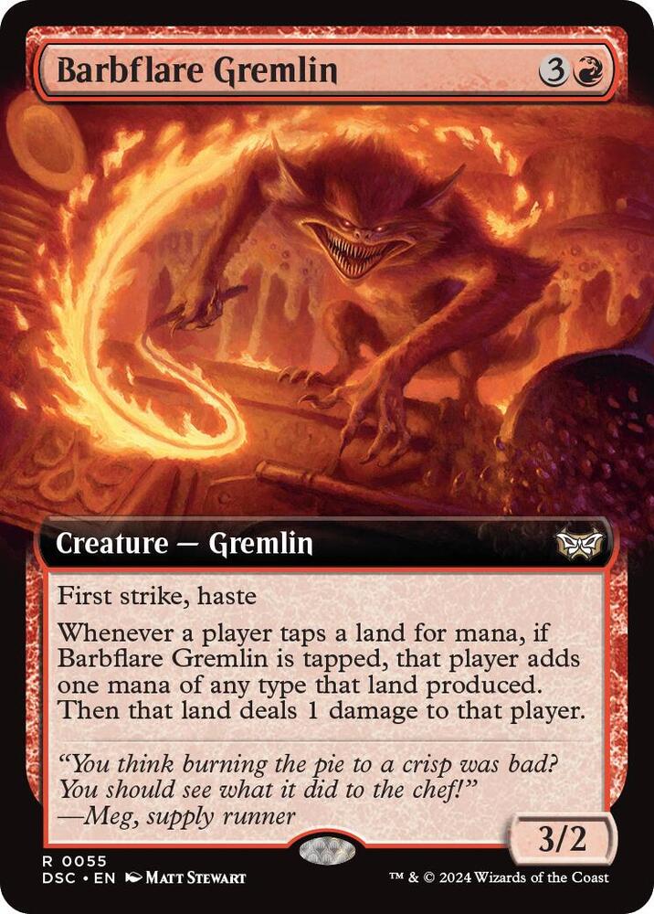 Barbflare Gremlin 55 (Commander: Duskmourn: House of Horror)  | Good Games Adelaide SA