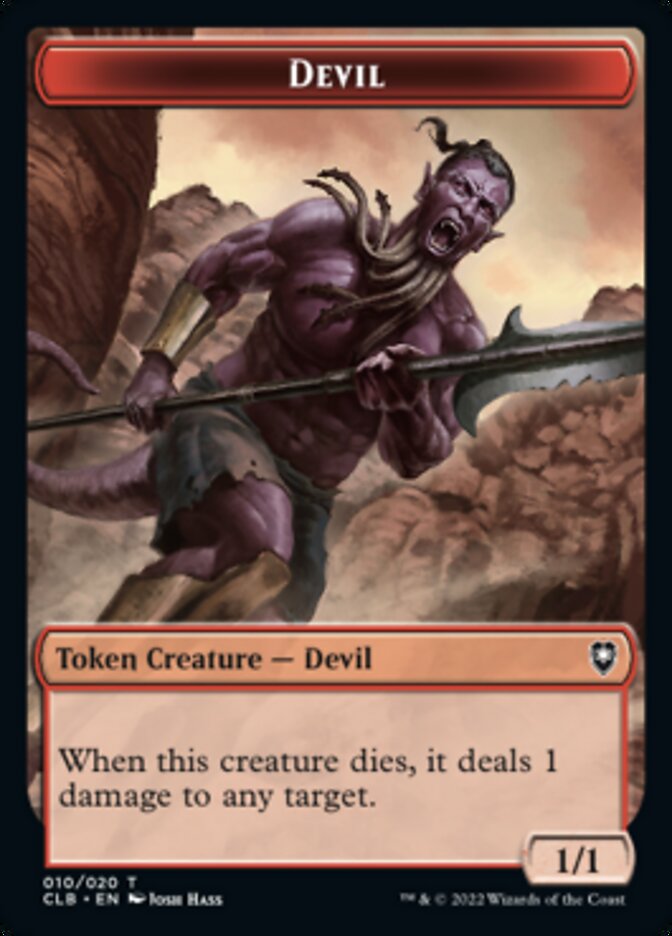 Devil Token [Commander Legends: Battle for Baldur's Gate Tokens] | Good Games Adelaide SA