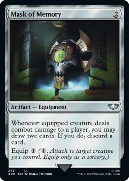 Mask of Memory Surge Foil 243 (Universes Beyond: Warhammer 40,000)  - Foil | Good Games Adelaide SA