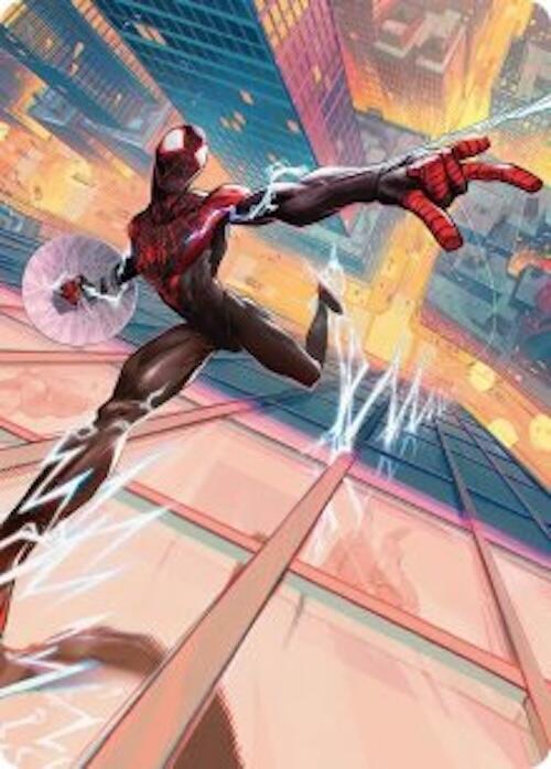 Ultimate Spider Man Art Card 41 (Art Series: Marvel's Spider-Man)  | Good Games Adelaide SA