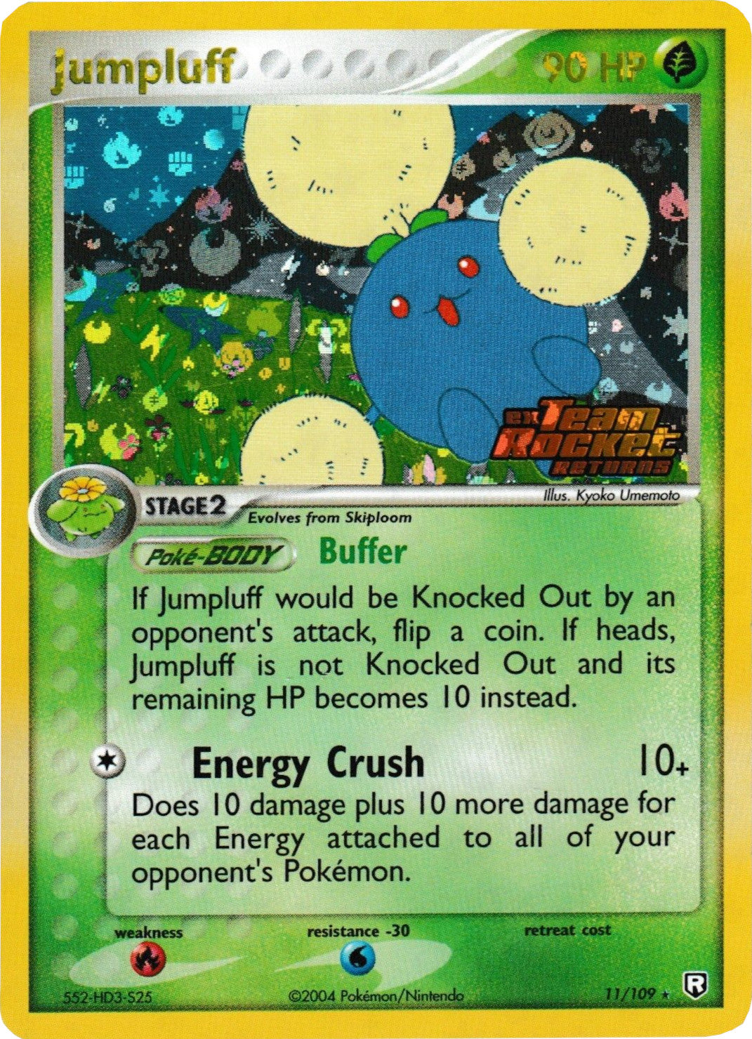 Jumpluff (11/109) (Stamped) [EX: Team Rocket Returns] | Good Games Adelaide SA