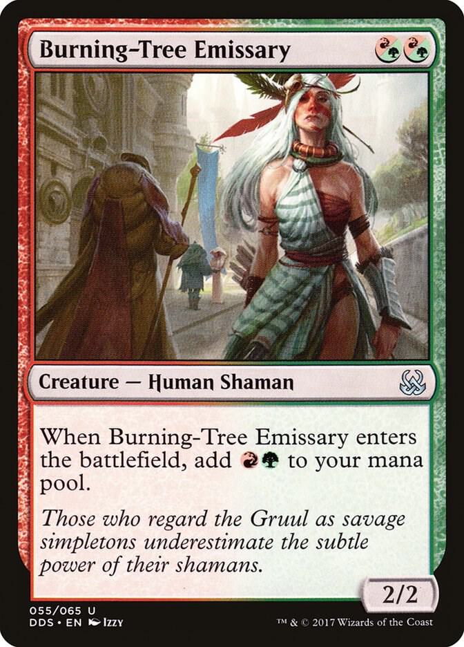 Burning-Tree Emissary 55 (Duel Decks: Mind vs. Might)  | Good Games Adelaide SA