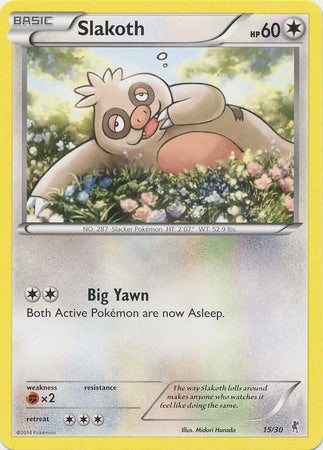 Slakoth (15/30) [XY: Trainer Kit 1 - Bisharp] | Good Games Adelaide SA