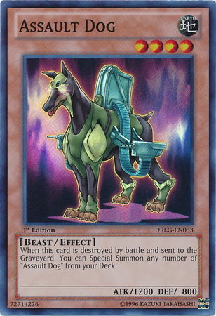 Assault Dog [DRLG-EN033] Super Rare | Good Games Adelaide SA