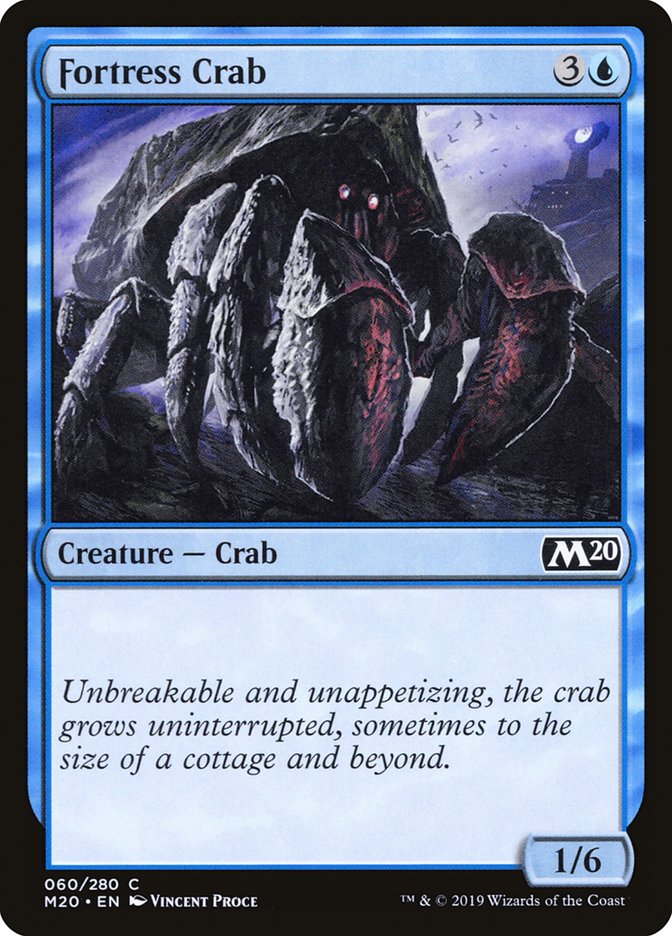 Fortress Crab 60 (Core Set 2020)  - Foil | Good Games Adelaide SA