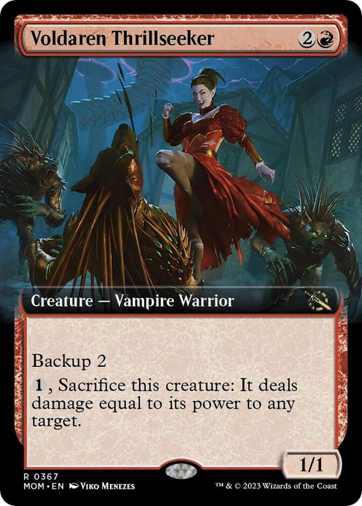 Voldaren Thrillseeker 367 (March of the Machine)  - Extended Art | Good Games Adelaide SA