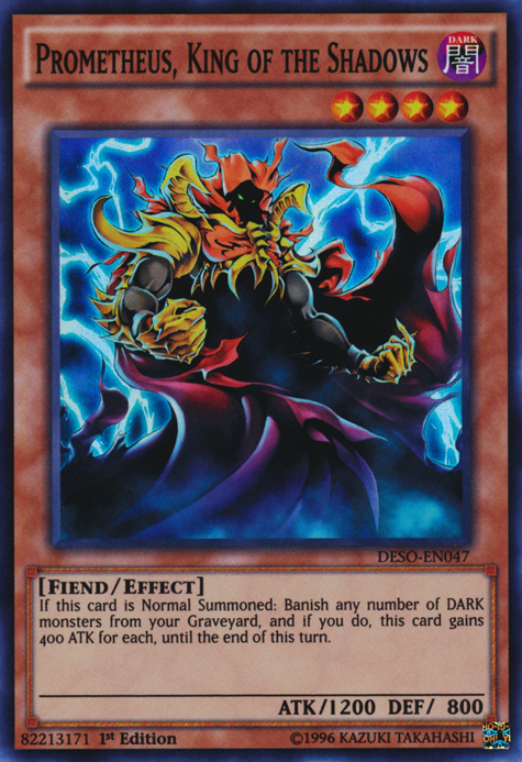 Prometheus, King of the Shadows [DESO-EN047] Super Rare | Good Games Adelaide SA