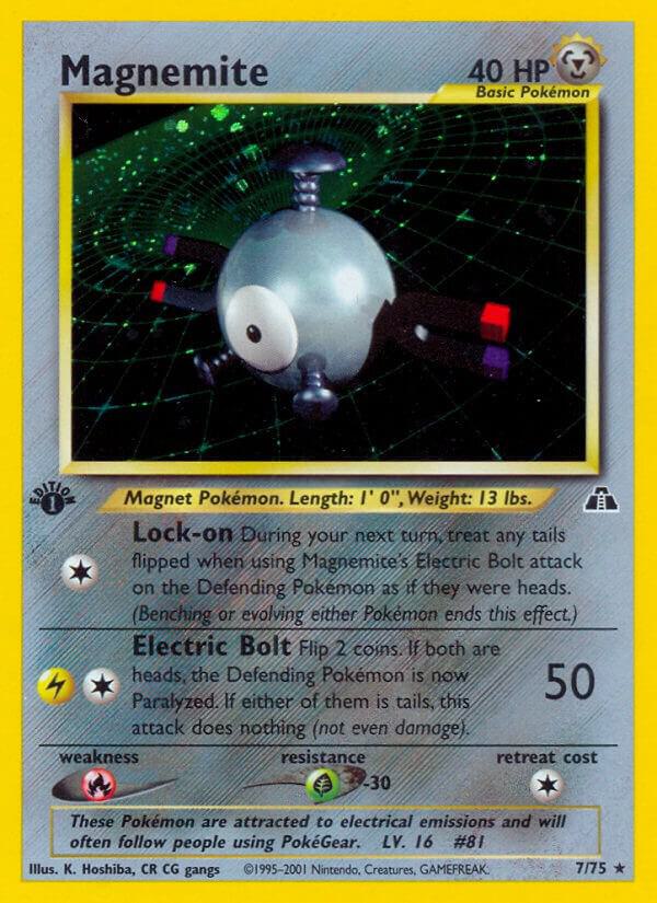 Magnemite 07/75 (Neo Discovery)  - 1st Edition Holofoil | Good Games Adelaide SA