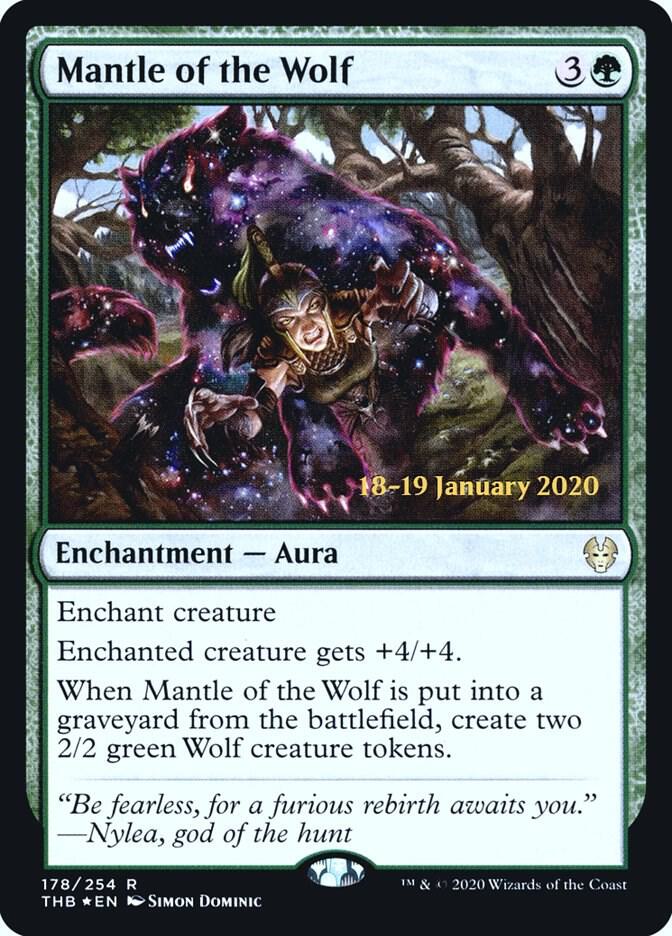 Mantle of the Wolf 178 (Prerelease Cards)  - Foil | Good Games Adelaide SA