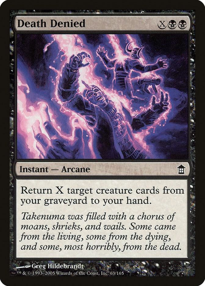 Death Denied 63 (Saviors of Kamigawa)  - Foil | Good Games Adelaide SA