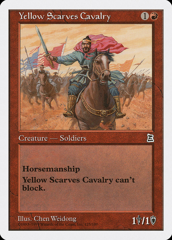 Yellow Scarves Cavalry 125 (Portal Three Kingdoms)  | Good Games Adelaide SA