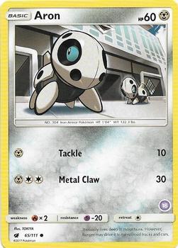 Aron 18 65/111 (SM Trainer Kit: Alolan Sandslash & Alolan Ninetales)  | Good Games Adelaide SA