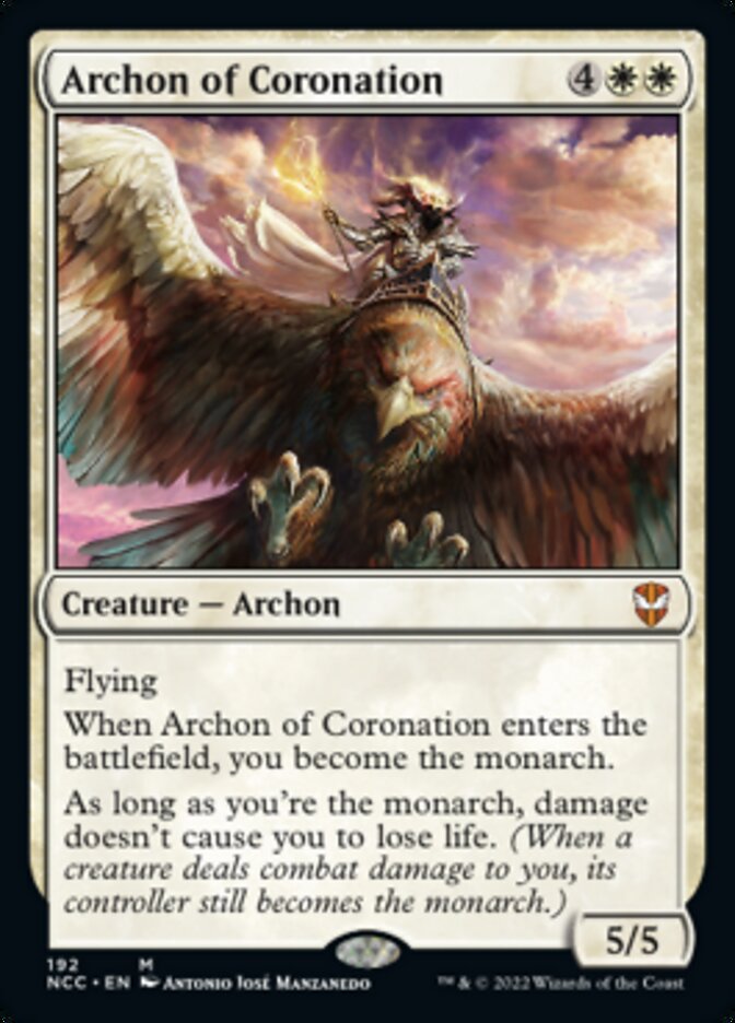 Archon of Coronation [Streets of New Capenna Commander] | Good Games Adelaide SA