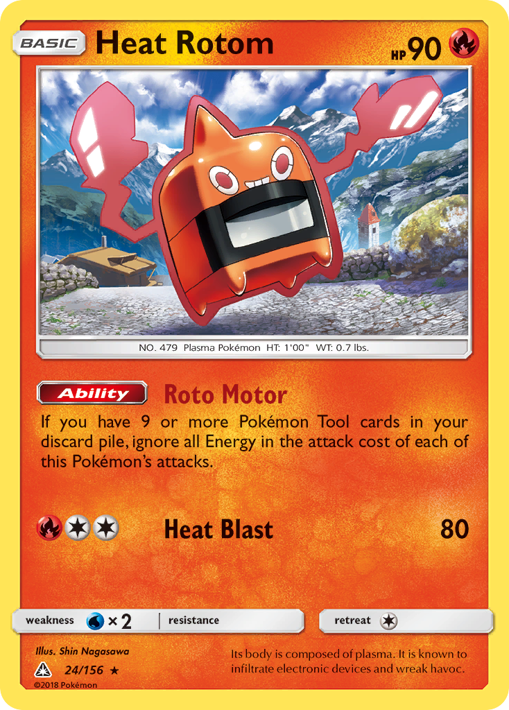 Heat Rotom (24/156) [Sun & Moon: Ultra Prism] | Good Games Adelaide SA