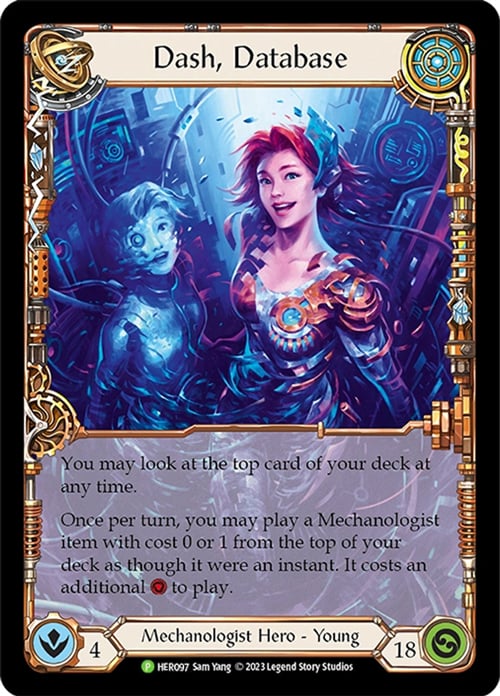 Dash, Database [HER097] (Promo)  Rainbow Foil | Good Games Adelaide SA