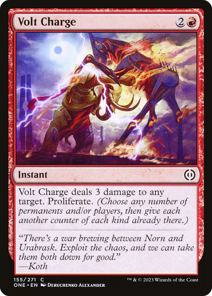 Volt Charge [Phyrexia: All Will Be One] | Good Games Adelaide SA