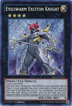 Evilswarm Exciton Knight [MP14-EN224] Secret Rare | Good Games Adelaide SA