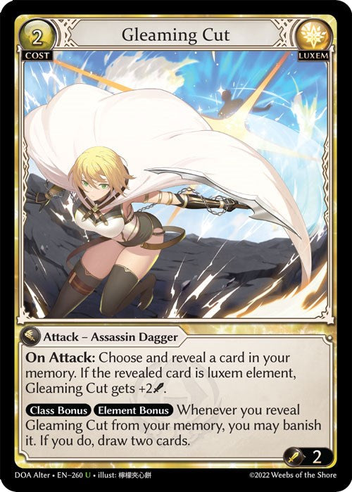 Gleaming Cut (260) [Dawn of Ashes: Alter Edition] | Good Games Adelaide SA