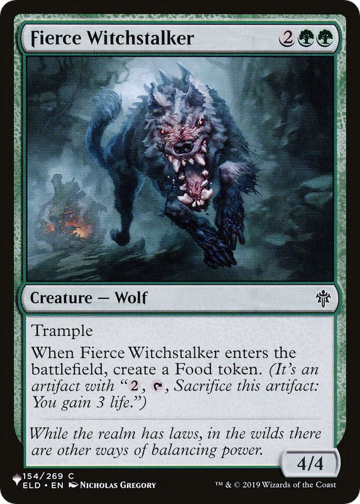 Fierce Witchstalker 154/269 (The List Reprints)  | Good Games Adelaide SA