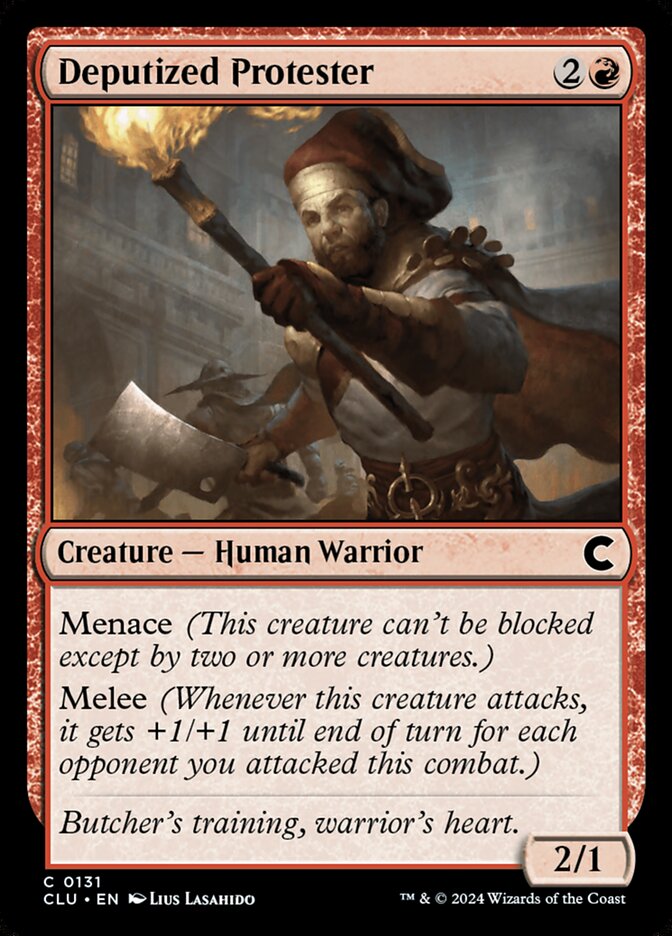 Deputized Protester 131 (Ravnica: Clue Edition)  | Good Games Adelaide SA