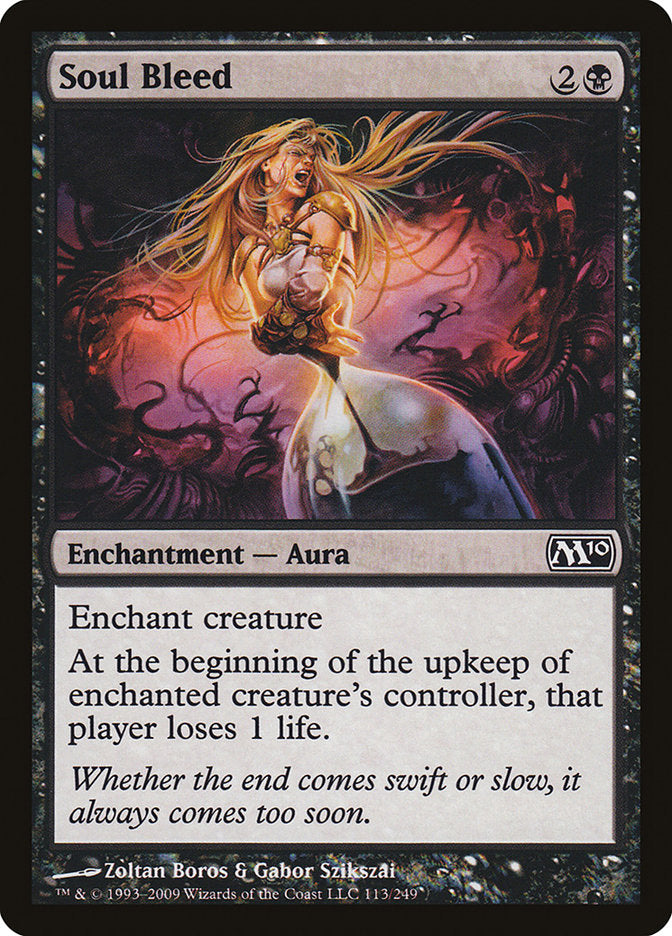 Soul Bleed 113/249 (Magic 2010 (M10))  - Foil | Good Games Adelaide SA