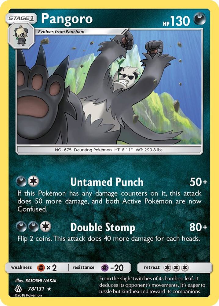 Pangoro 78/131 (SM - Forbidden Light)  | Good Games Adelaide SA