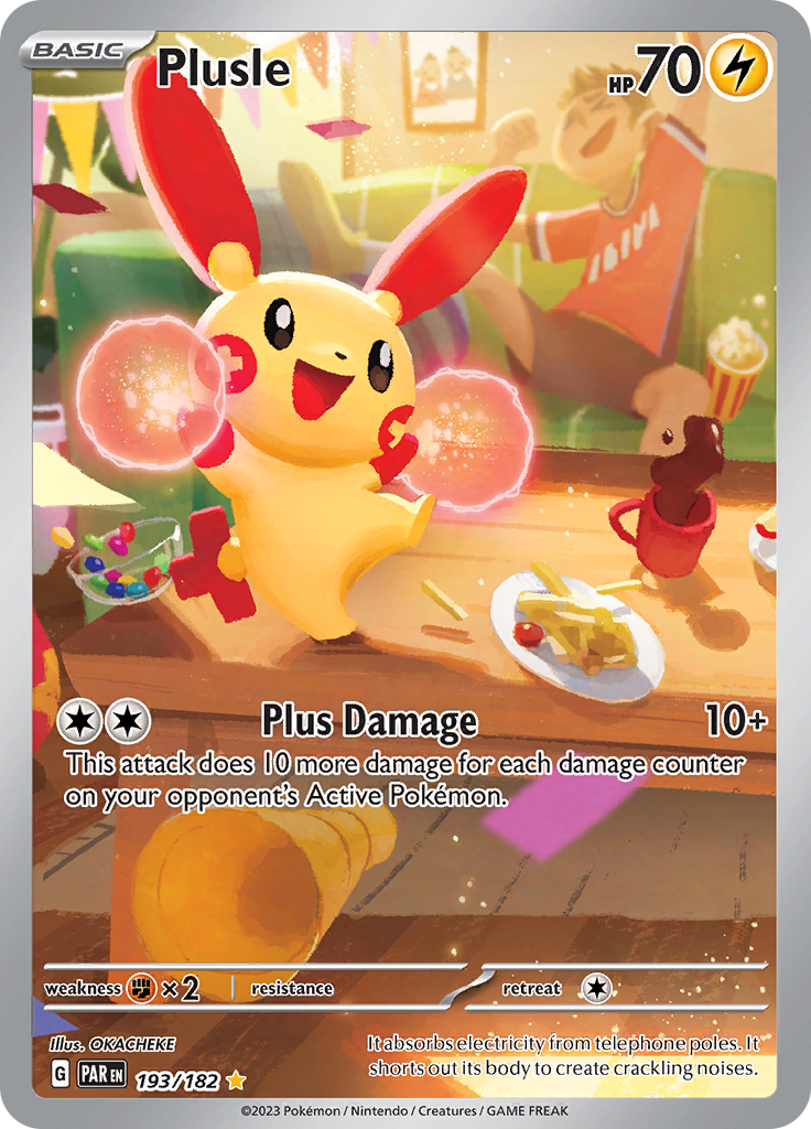 Plusle (193/182) [Scarlet & Violet: Paradox Rift] | Good Games Adelaide SA