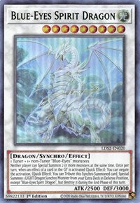 Blue-Eyes Spirit Dragon (Green) [LDS2-EN020] Ultra Rare | Good Games Adelaide SA