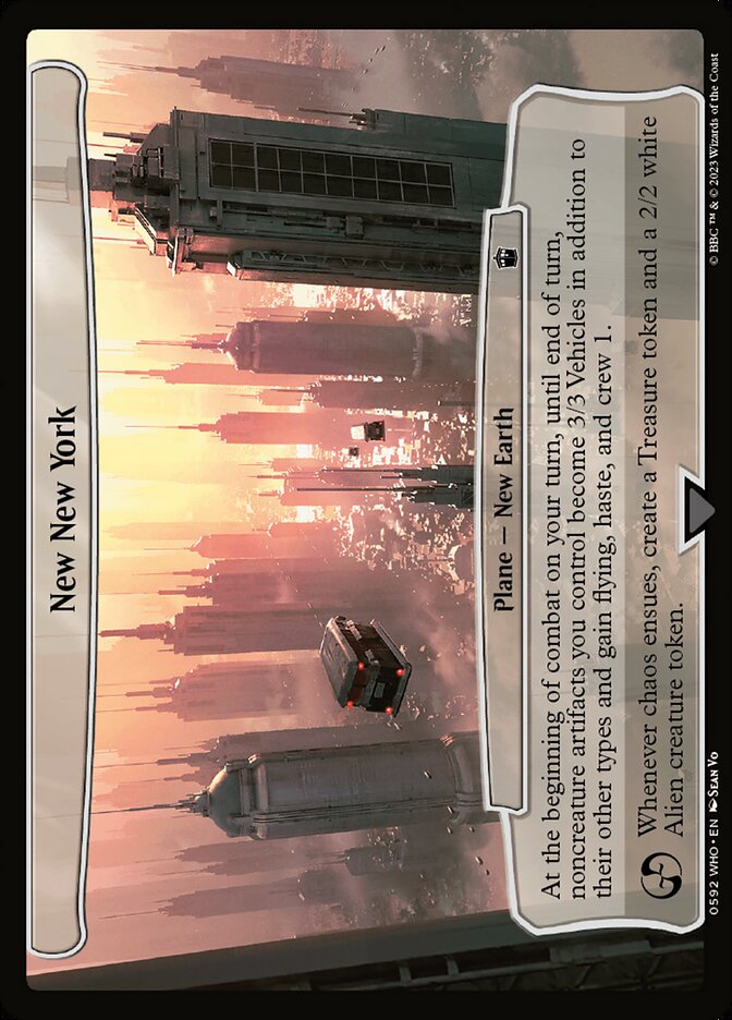 New New York 592 (Planechase: Universes Beyond: Doctor Who)  | Good Games Adelaide SA